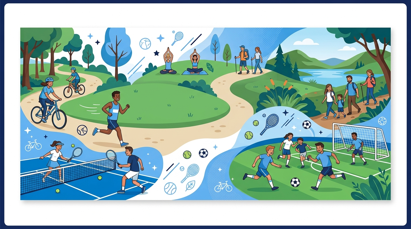 Propuestas recreativas y deportivas para socios
